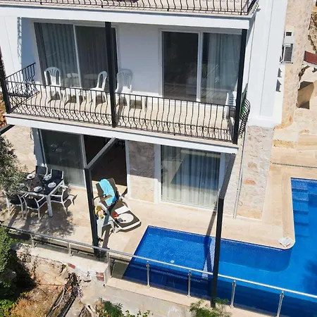 شقة Sea View 5 En-suit Villa, Pool Heatable, Free Wifi Villahappy In Kalkan